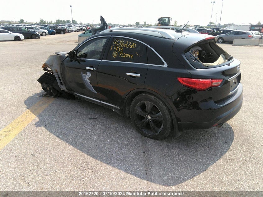 2011 Infiniti Fx35 VIN: JN8AS1MW3BM732044 Lot: 20162720