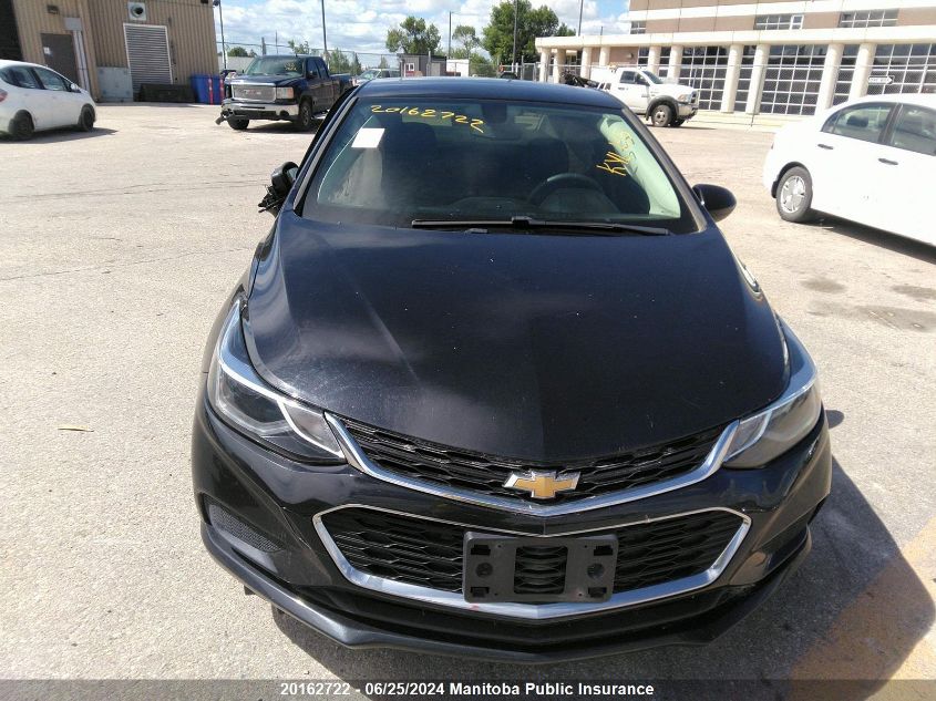 2018 Chevrolet Cruze Lt Turbo VIN: 1G1BE5SM4J7202834 Lot: 20162722