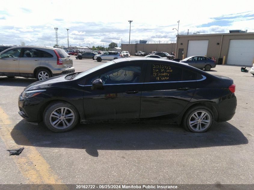 2018 Chevrolet Cruze Lt Turbo VIN: 1G1BE5SM4J7202834 Lot: 20162722