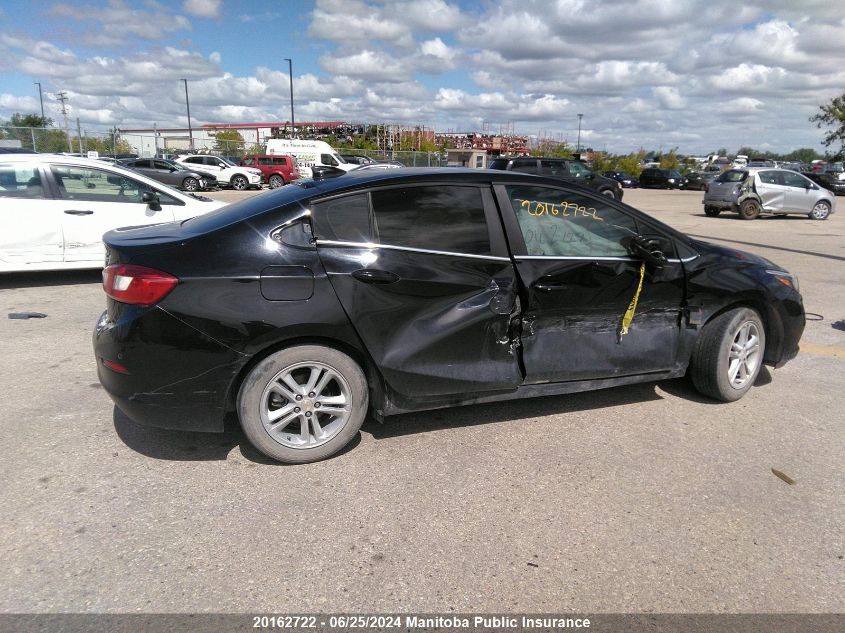 2018 Chevrolet Cruze Lt Turbo VIN: 1G1BE5SM4J7202834 Lot: 20162722