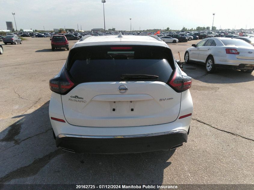 2020 Nissan Murano Sv VIN: 5N1AZ2BS0LN102499 Lot: 20162725