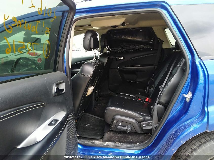 2015 Dodge Journey R/T VIN: 3C4PDDFG9FT725168 Lot: 20162733