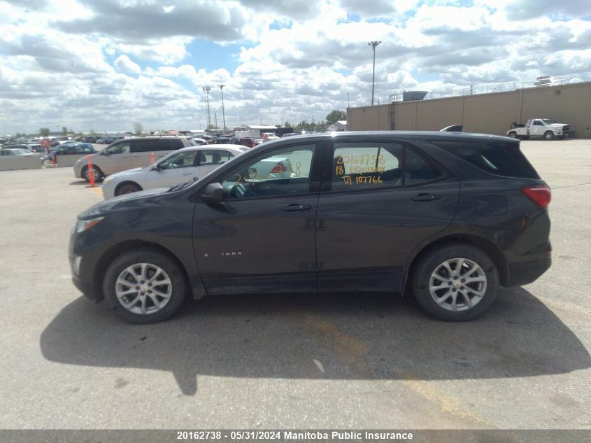 2018 Chevrolet Equinox Ls VIN: 2GNAXHEV6J6107766 Lot: 20162738