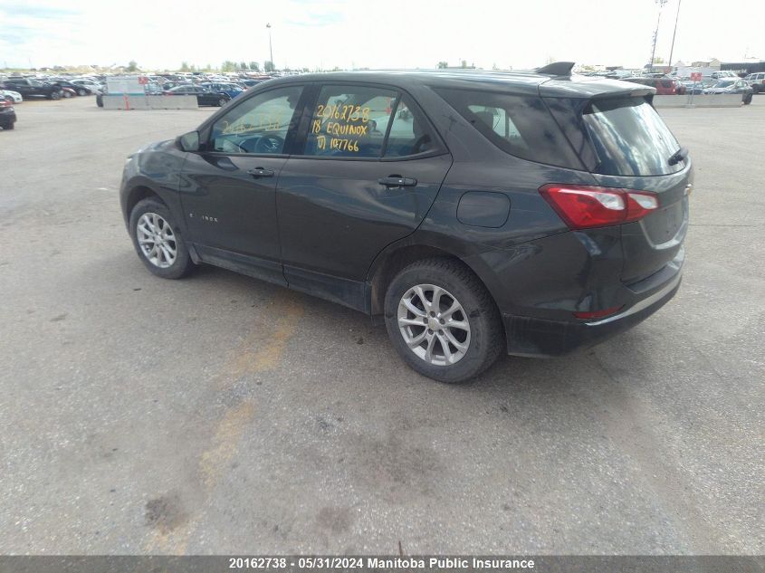 2018 Chevrolet Equinox Ls VIN: 2GNAXHEV6J6107766 Lot: 20162738