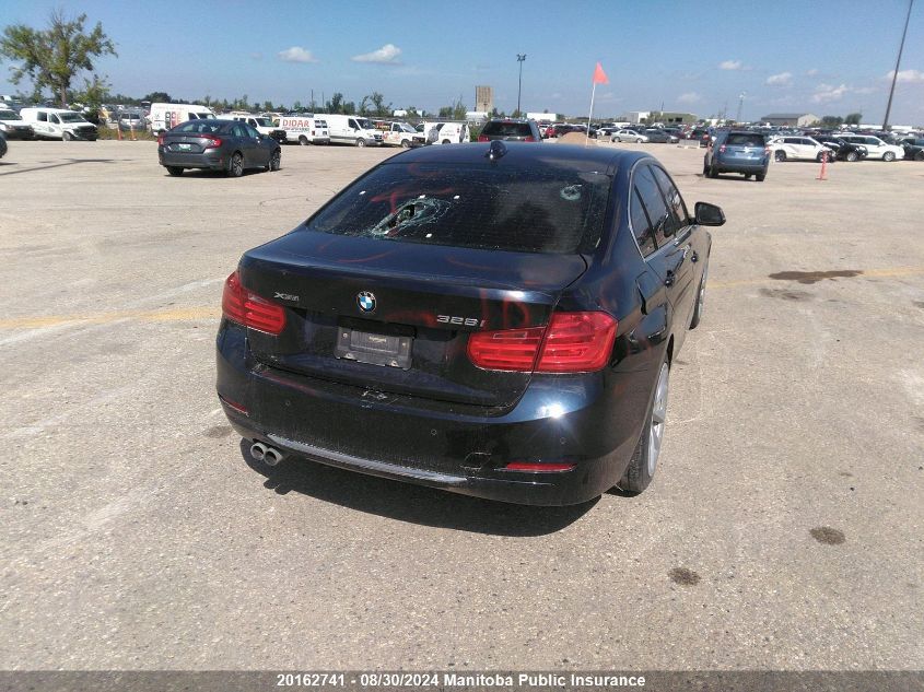2014 BMW 328I xDrive VIN: WBA3B3C56EJ982390 Lot: 20162741