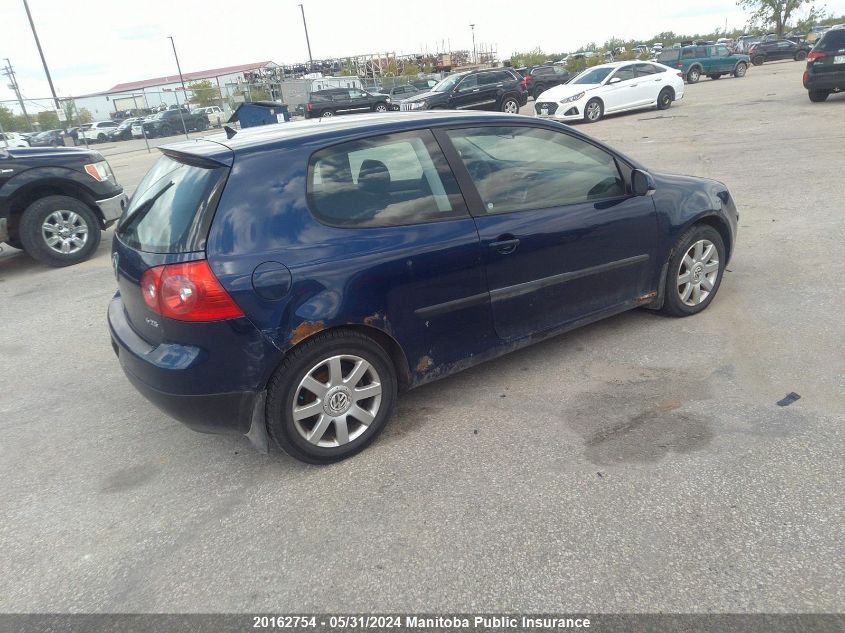 2007 Volkswagen Rabbit 2.5 VIN: WVWBR71K17W043955 Lot: 20162754