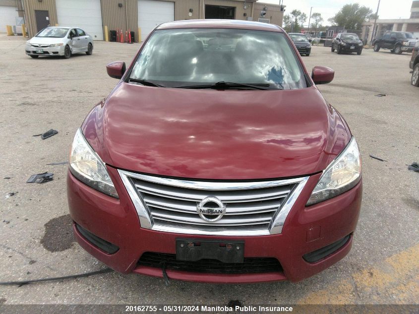 2015 Nissan Sentra 1.8 Sv VIN: 3N1AB7AP9FL631136 Lot: 20162755