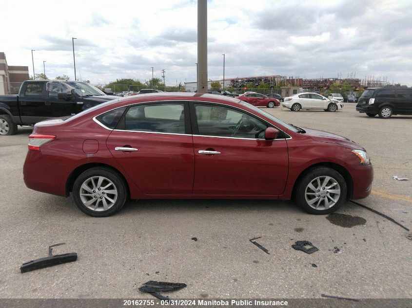 2015 Nissan Sentra 1.8 Sv VIN: 3N1AB7AP9FL631136 Lot: 20162755