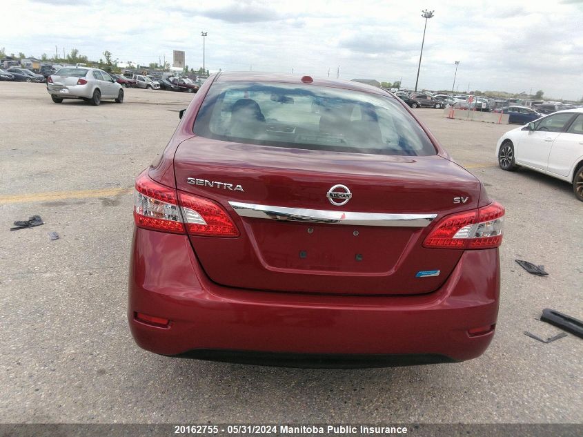 2015 Nissan Sentra 1.8 Sv VIN: 3N1AB7AP9FL631136 Lot: 20162755