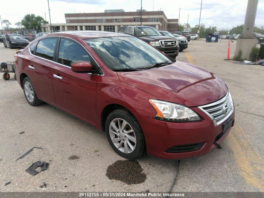 2015 Nissan Sentra 1.8 Sv VIN: 3N1AB7AP9FL631136 Lot: 20162755