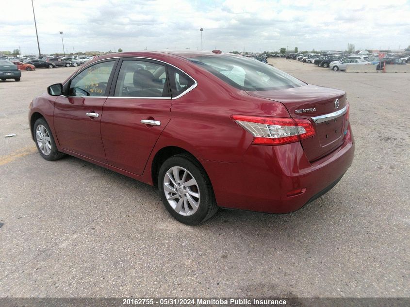 2015 Nissan Sentra 1.8 Sv VIN: 3N1AB7AP9FL631136 Lot: 20162755