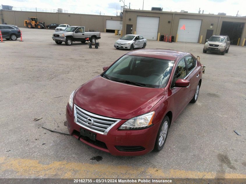 2015 Nissan Sentra 1.8 Sv VIN: 3N1AB7AP9FL631136 Lot: 20162755