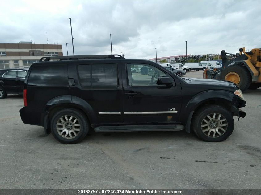 2008 Nissan Pathfinder Le V8 VIN: 5N1BR18B58C610640 Lot: 20162757