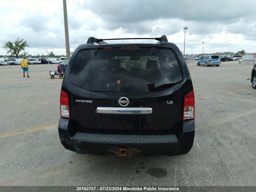 2008 Nissan Pathfinder Le V8 VIN: 5N1BR18B58C610640 Lot: 20162757