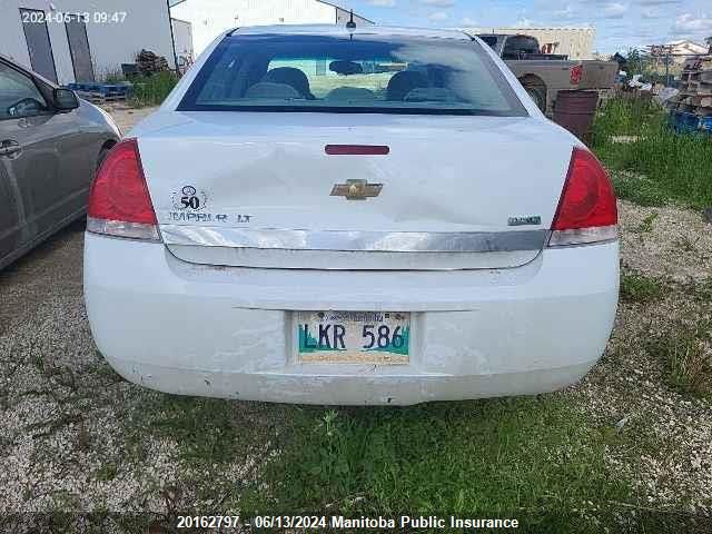 2010 Chevrolet Impala Lt V6 VIN: 2G1WB5EK5A1179873 Lot: 20162797