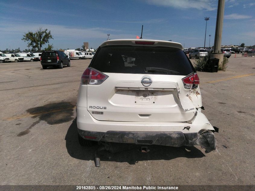 2016 Nissan Rogue Sl VIN: 5N1AT2MV3GC836502 Lot: 20162805
