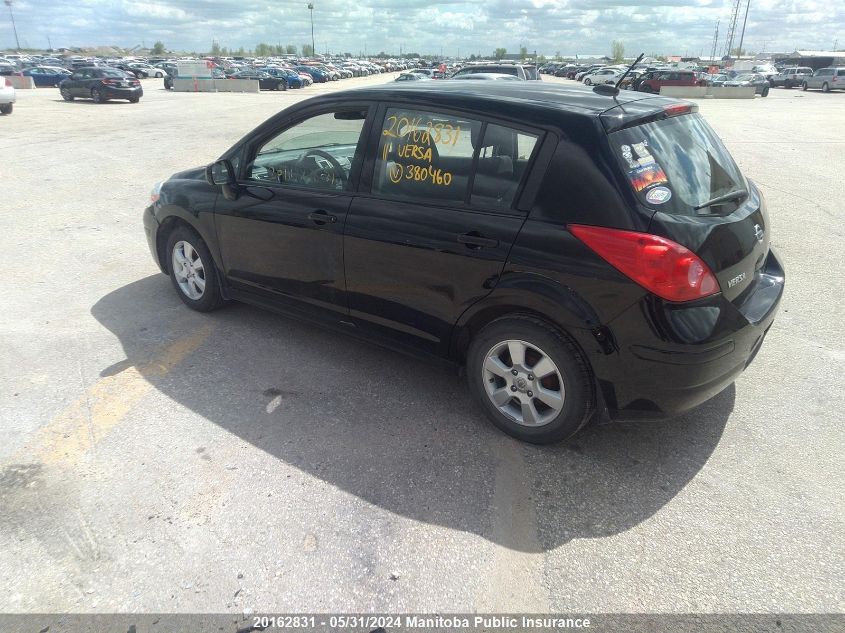 2011 Nissan Versa 1.8 Sl VIN: 3N1BC1CP3BL380460 Lot: 20162831