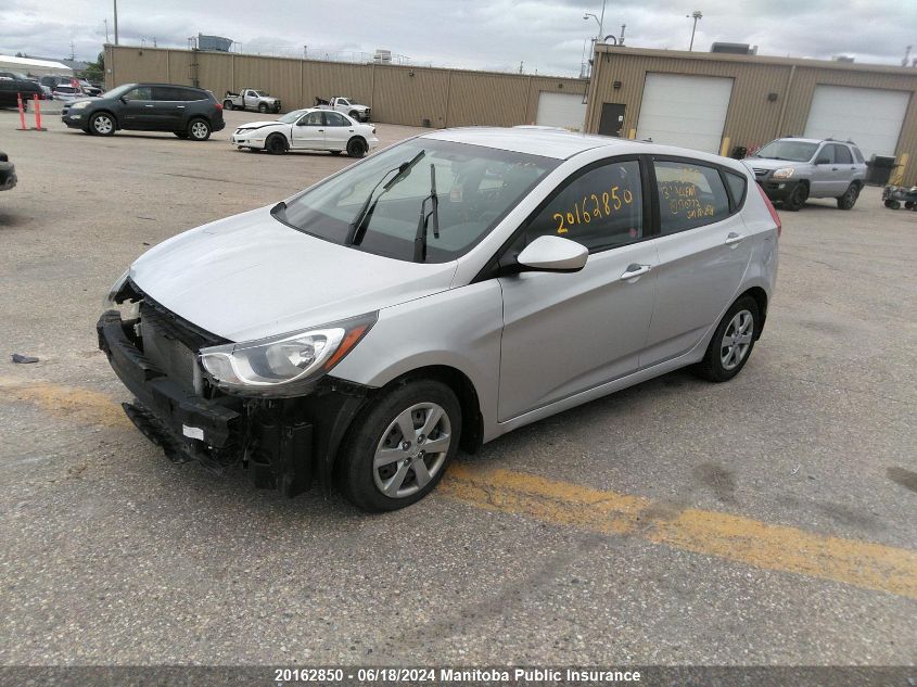 2013 Hyundai Accent Gl VIN: KMHCT5AE2DU130772 Lot: 20162850