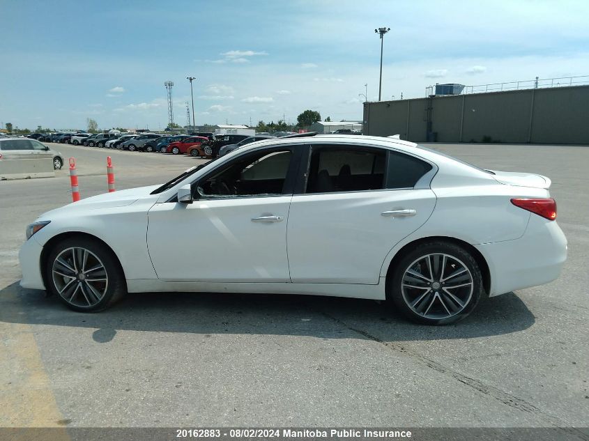 2017 Infiniti Q50 3.0T VIN: JN1EV7AR8HM839477 Lot: 20162883