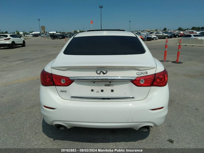 2017 Infiniti Q50 3.0T VIN: JN1EV7AR8HM839477 Lot: 20162883