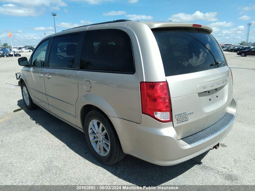 2016 Dodge Grand Caravan Sxt VIN: 2C4RDGBG7GR160701 Lot: 20162895