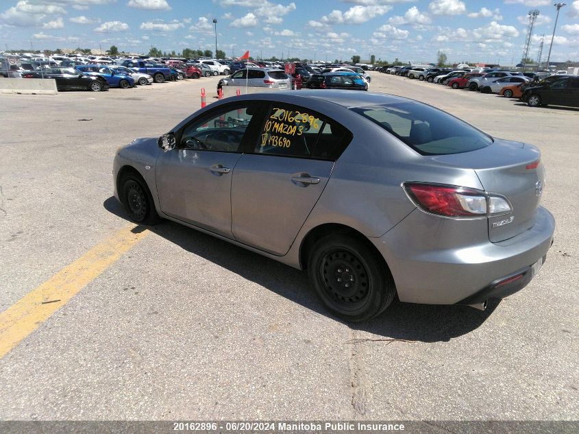 2010 Mazda Mazda3 Gs VIN: JM1BL1SF0A1193690 Lot: 20162896