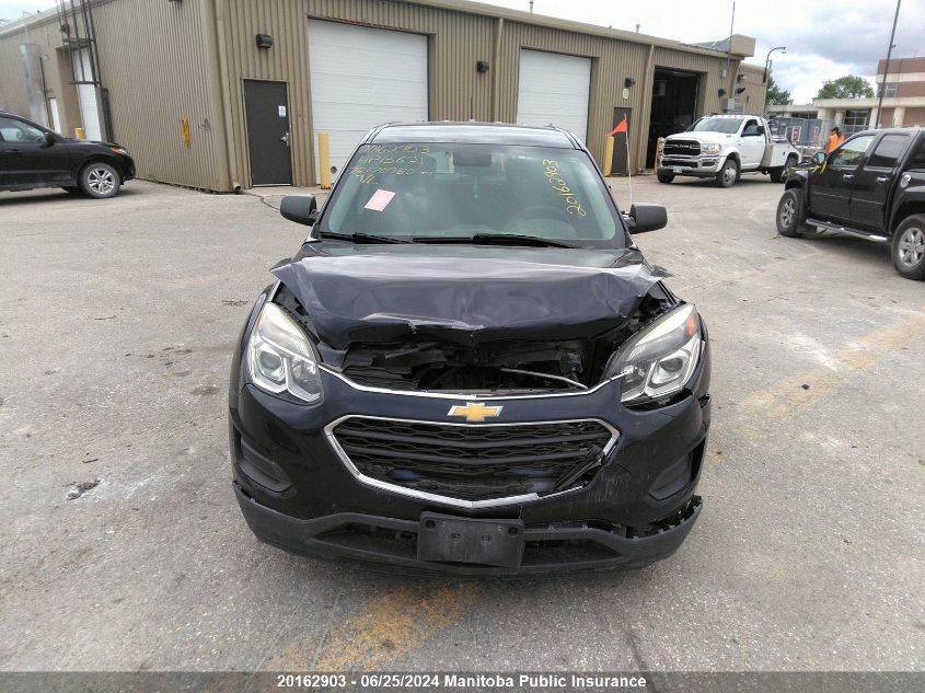 2017 Chevrolet Equinox Ls VIN: 2GNALBEK8H1566206 Lot: 20162903