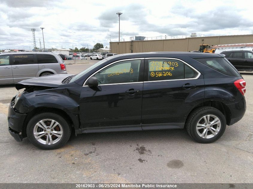 2017 Chevrolet Equinox Ls VIN: 2GNALBEK8H1566206 Lot: 20162903