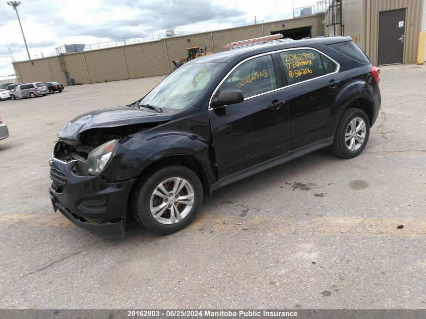 2017 Chevrolet Equinox Ls VIN: 2GNALBEK8H1566206 Lot: 20162903