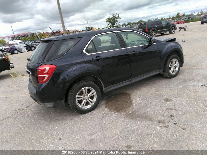 2017 Chevrolet Equinox Ls VIN: 2GNALBEK8H1566206 Lot: 20162903