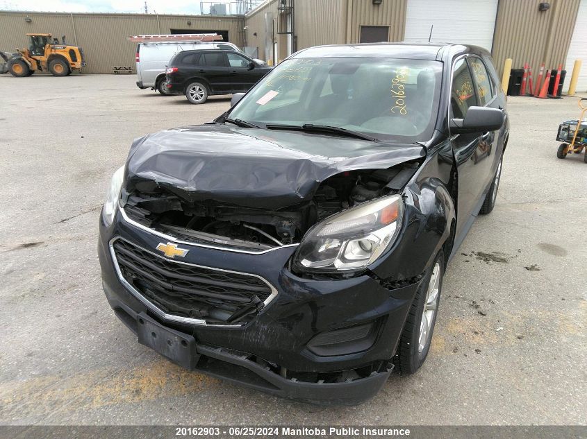 2017 Chevrolet Equinox Ls VIN: 2GNALBEK8H1566206 Lot: 20162903