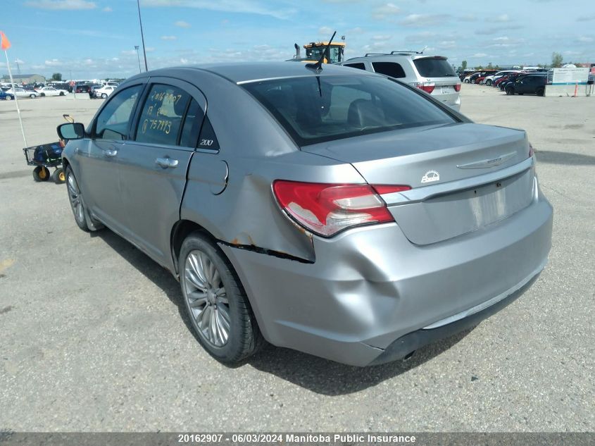 2013 Chrysler 200 Limited V6 VIN: 1C3CCBCG8DN757993 Lot: 20162907