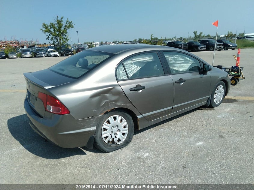 2008 Honda Civic Dx-A VIN: 2HGFA16238H104206 Lot: 20162914