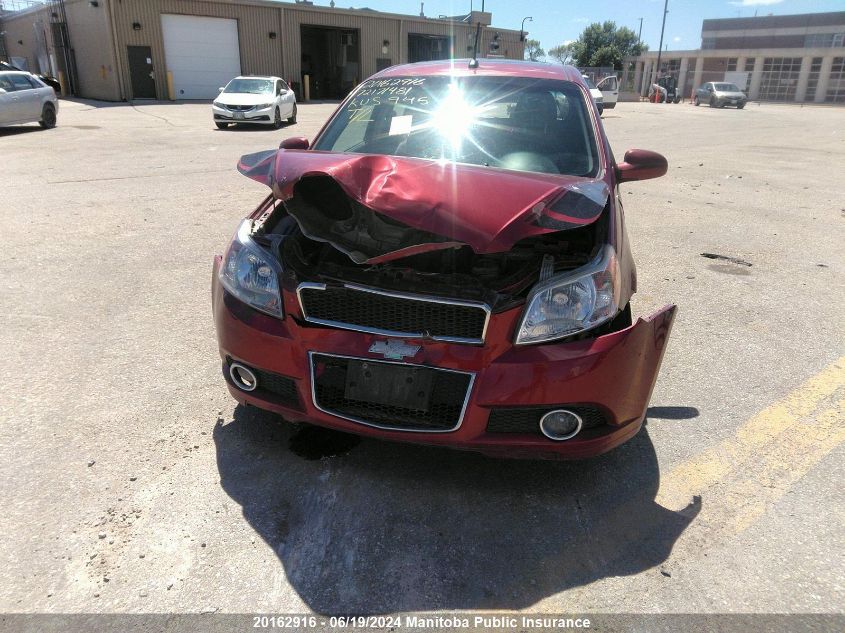 2011 Chevrolet Aveo Lt VIN: 3G1TC6DG8BL149432 Lot: 20162916