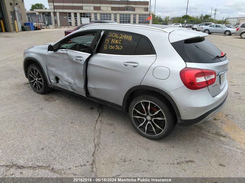 2015 Mercedes Benz Gla250 VIN: WDCTG4GB7FJ150367 Lot: 20162918