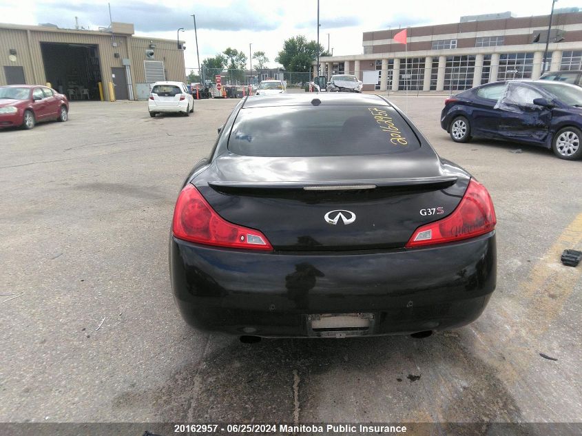 2010 Infiniti G37 VIN: JN1CV6EK3AM103874 Lot: 20162957