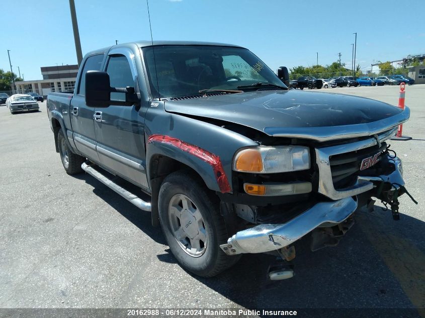 2006 GMC Sierra 1500 Sle Crew Cab VIN: 2GTEK13T361167686 Lot: 20162988