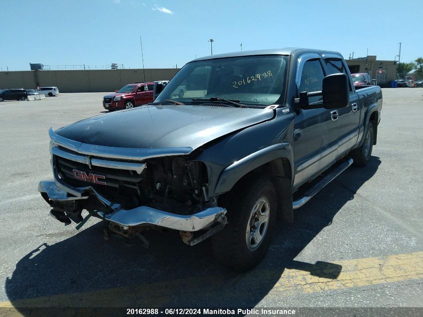 2006 GMC Sierra 1500 Sle Crew Cab VIN: 2GTEK13T361167686 Lot: 20162988