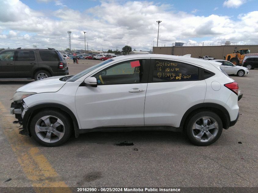 2016 Honda Hr-V Ex VIN: 3CZRU6H57GM104436 Lot: 20162990