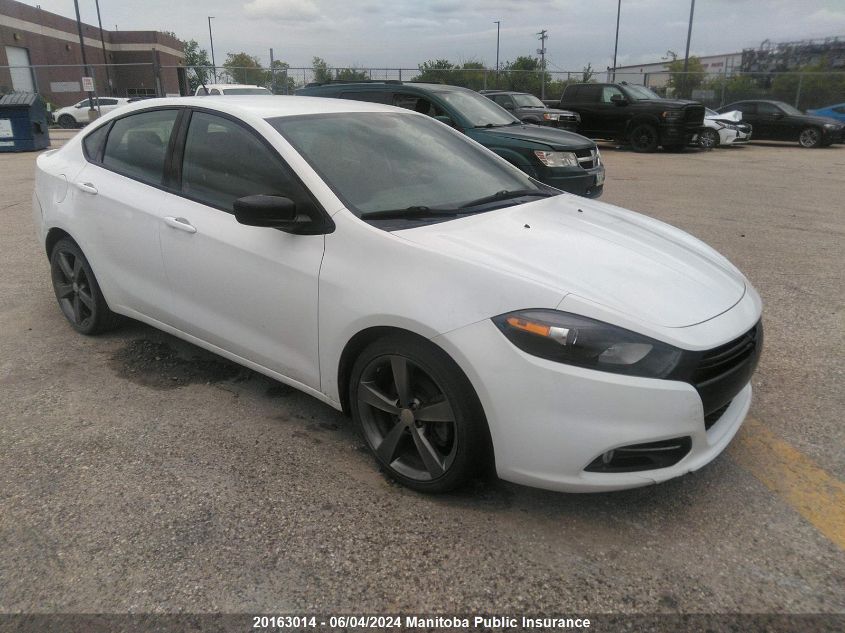 2014 Dodge Dart Sxt VIN: 1C3CDFBB3ED914282 Lot: 20163014