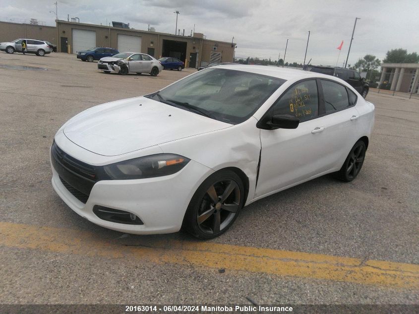 2014 Dodge Dart Sxt VIN: 1C3CDFBB3ED914282 Lot: 20163014