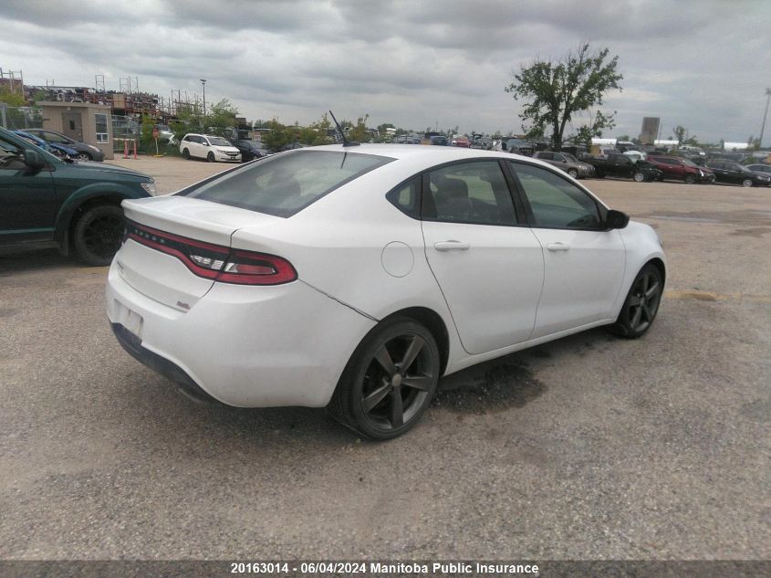 2014 Dodge Dart Sxt VIN: 1C3CDFBB3ED914282 Lot: 20163014