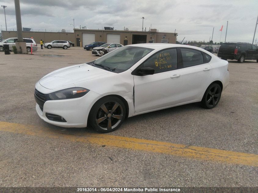 2014 Dodge Dart Sxt VIN: 1C3CDFBB3ED914282 Lot: 20163014