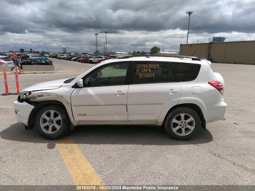 2010 Toyota Rav4 Limited V6 VIN: 2T3DK4DV5AW023179 Lot: 20163019