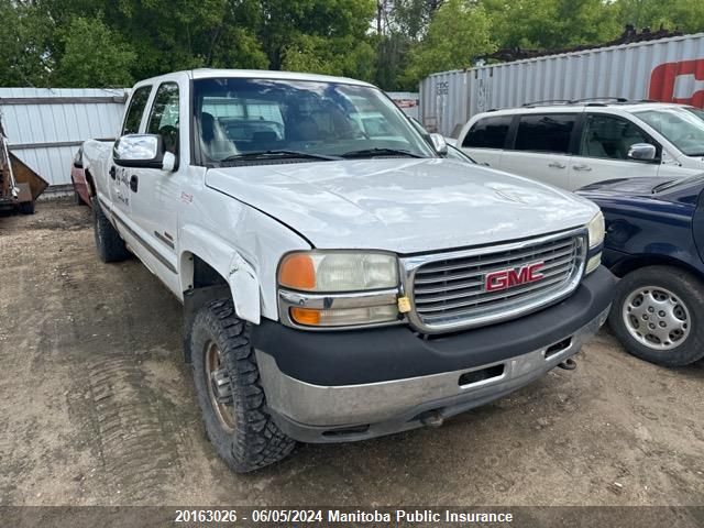 2001 GMC Sierra 2500 Hd Crew Cab VIN: 1GTHK23161F184713 Lot: 20163026