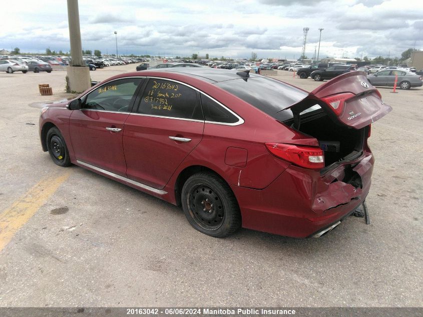 2016 Hyundai Sonata 2.0T VIN: 5NPE34AB3GH317952 Lot: 20163042