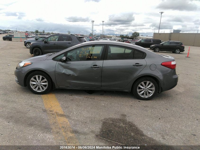 2015 Kia Forte Lx VIN: KNAFX4A63F5433868 Lot: 20163074