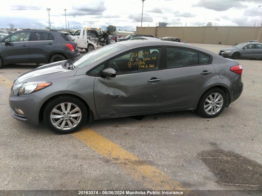 2015 Kia Forte Lx VIN: KNAFX4A63F5433868 Lot: 20163074