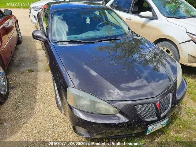 2008 Pontiac Grand Prix VIN: 2G2WP552281174394 Lot: 20163077