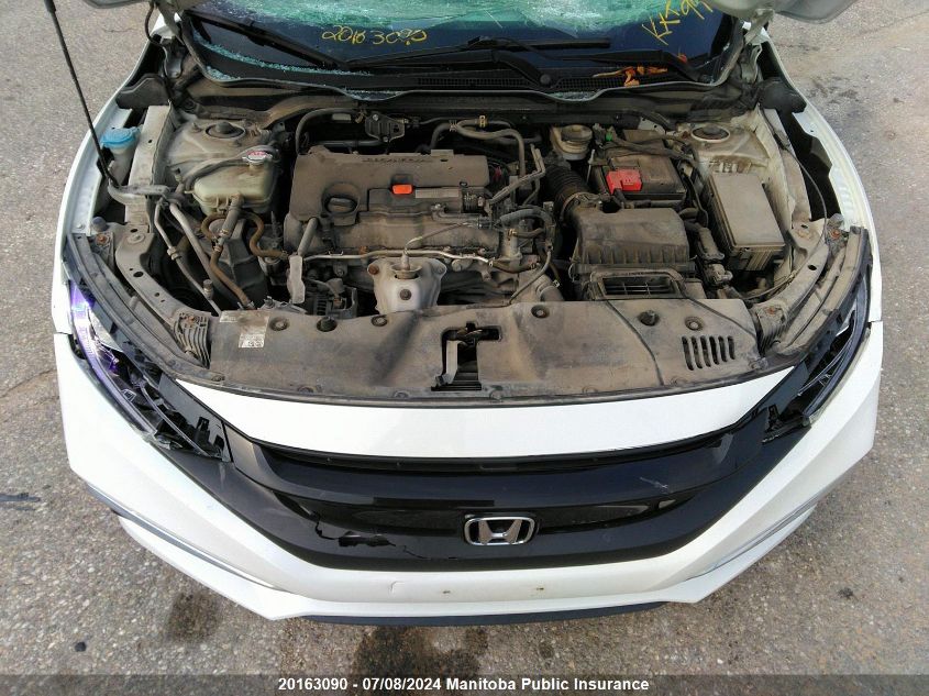 2019 Honda Civic Lx VIN: 2HGFC2F5XKH031496 Lot: 20163090